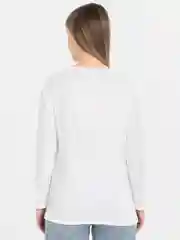 Белый лонгслив женский
