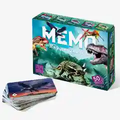 Мемо Нескучные игры "Мир динозавров", 50 карточек