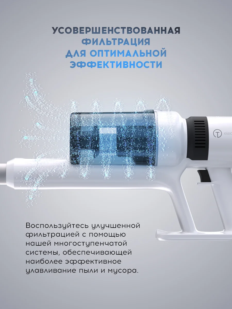 Вертикальный беспроводной пылесос Titan Electronics TELVVC002