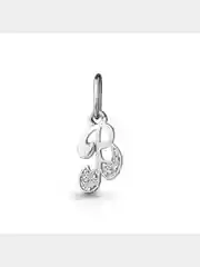 Серебряные  подвески  БУКВЫ 925 проба