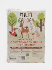 Постельное белье Milky Garden "Розочки" 2-сп с простыней на резинке, сатин