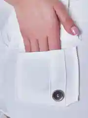Белый шорты женские, спортивные, облегающие