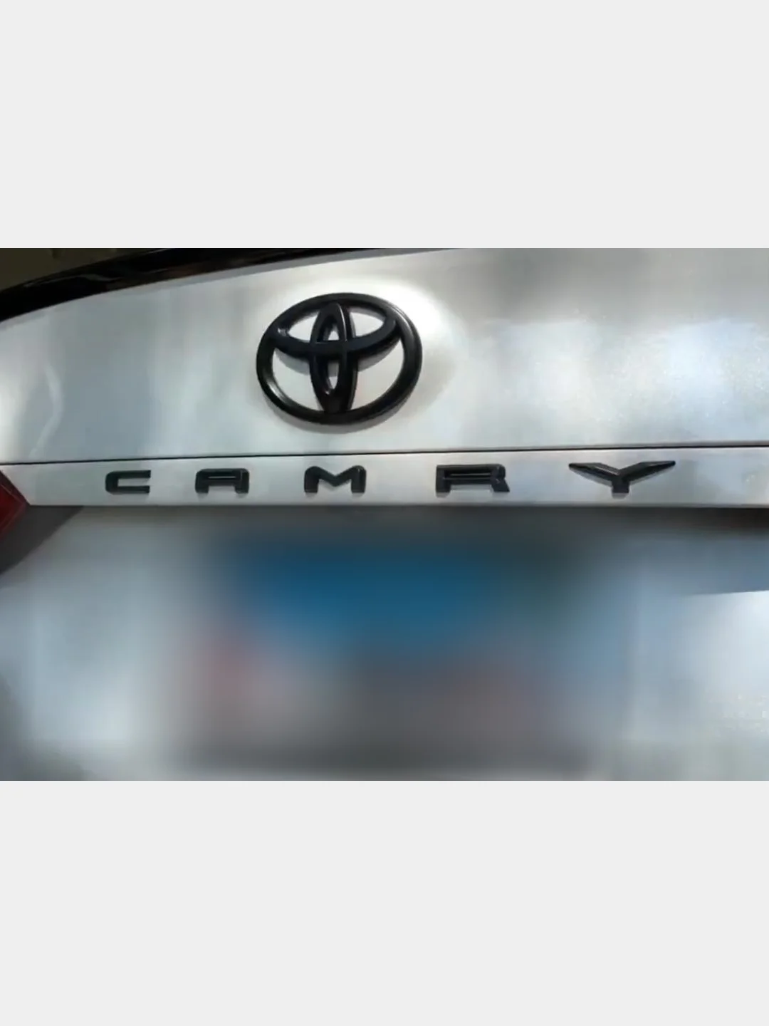 Черный накладка на логотип TOYOTA CAMRY