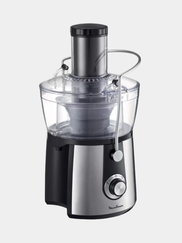 Соковыжималка центробежная Moulinex Juice Express JU550D10, черный/серебристый