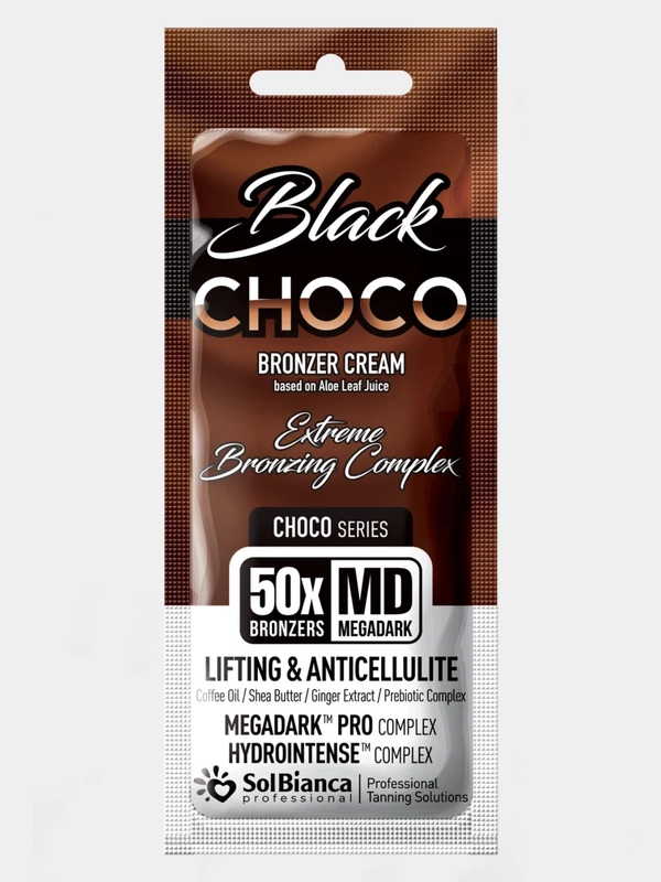 Крем автозагар "Choco black" с маслом какао, маслом ши