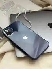 Белый чехол для iPhone 11, со стеклянной панелью и защитой камеры