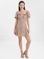 Бежевый платье женское, сарафан летний