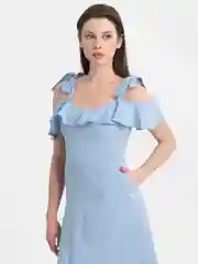 Бежевый платье женское льняное, летнее