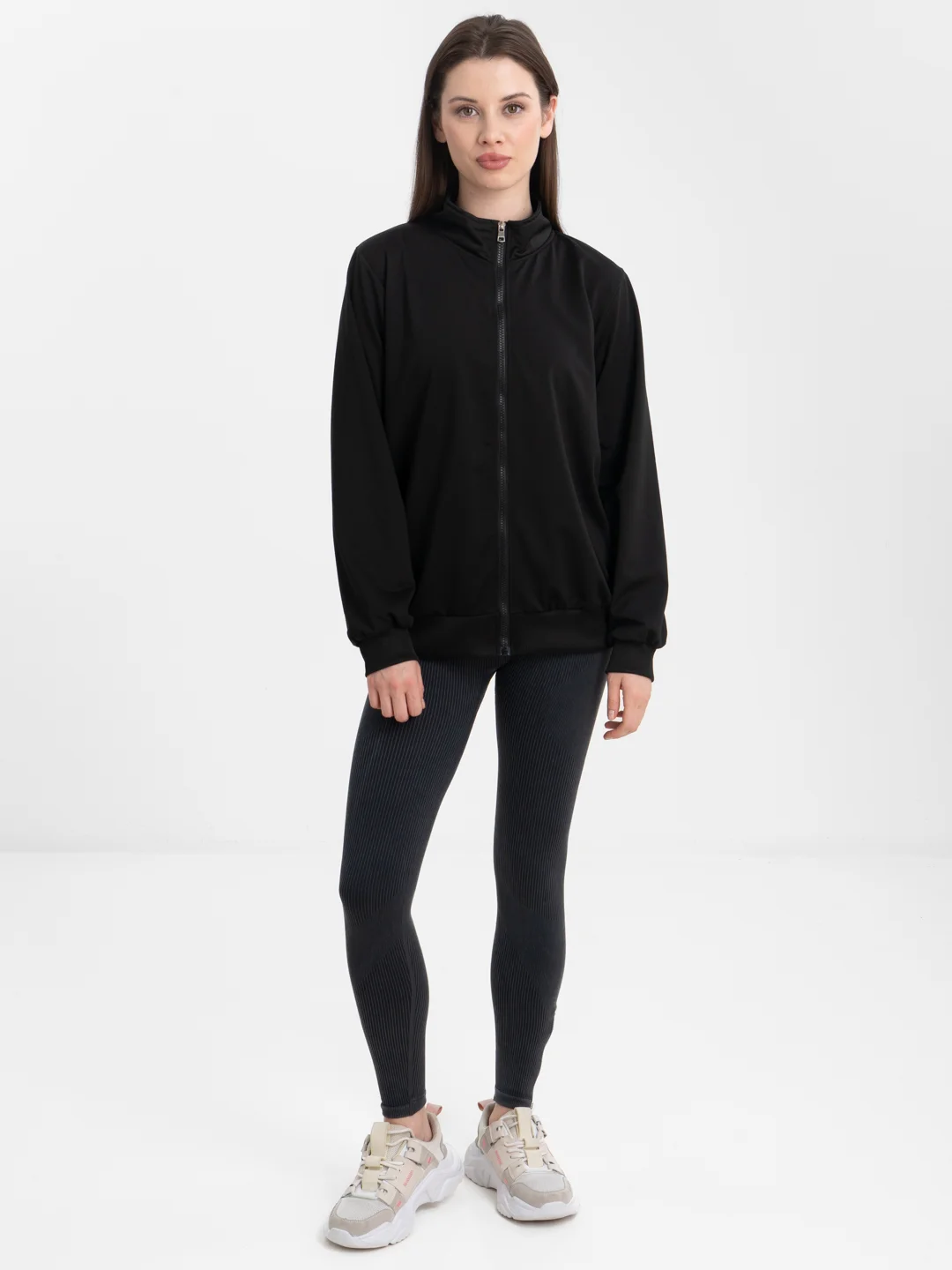 TrendD / Олимпийка женская черная Unisex