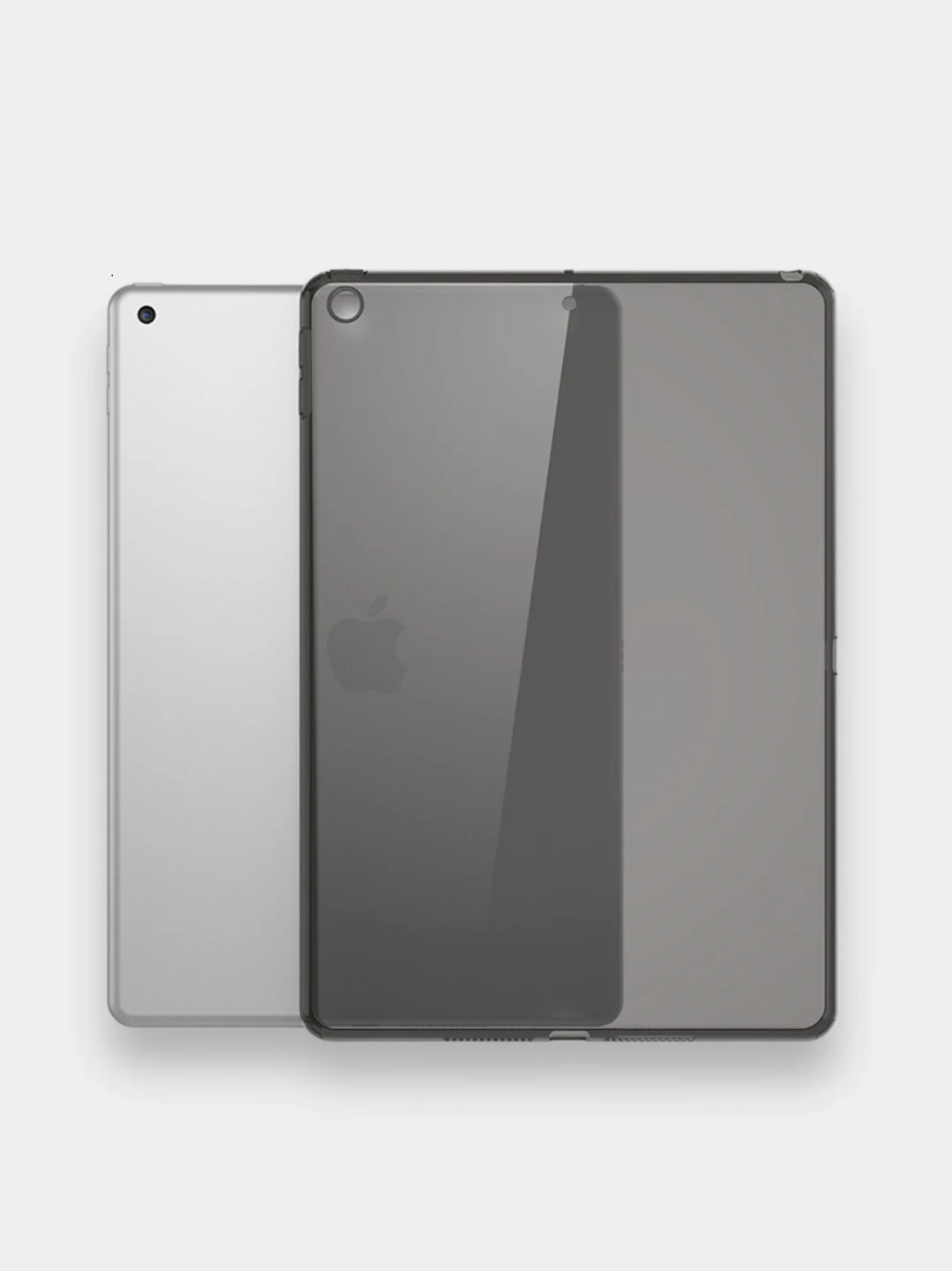 Серый чехол для iPad mini 6, силикон, прозрачный