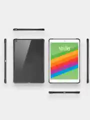 Серый чехол для iPad mini 6, силикон, прозрачный, противоударный