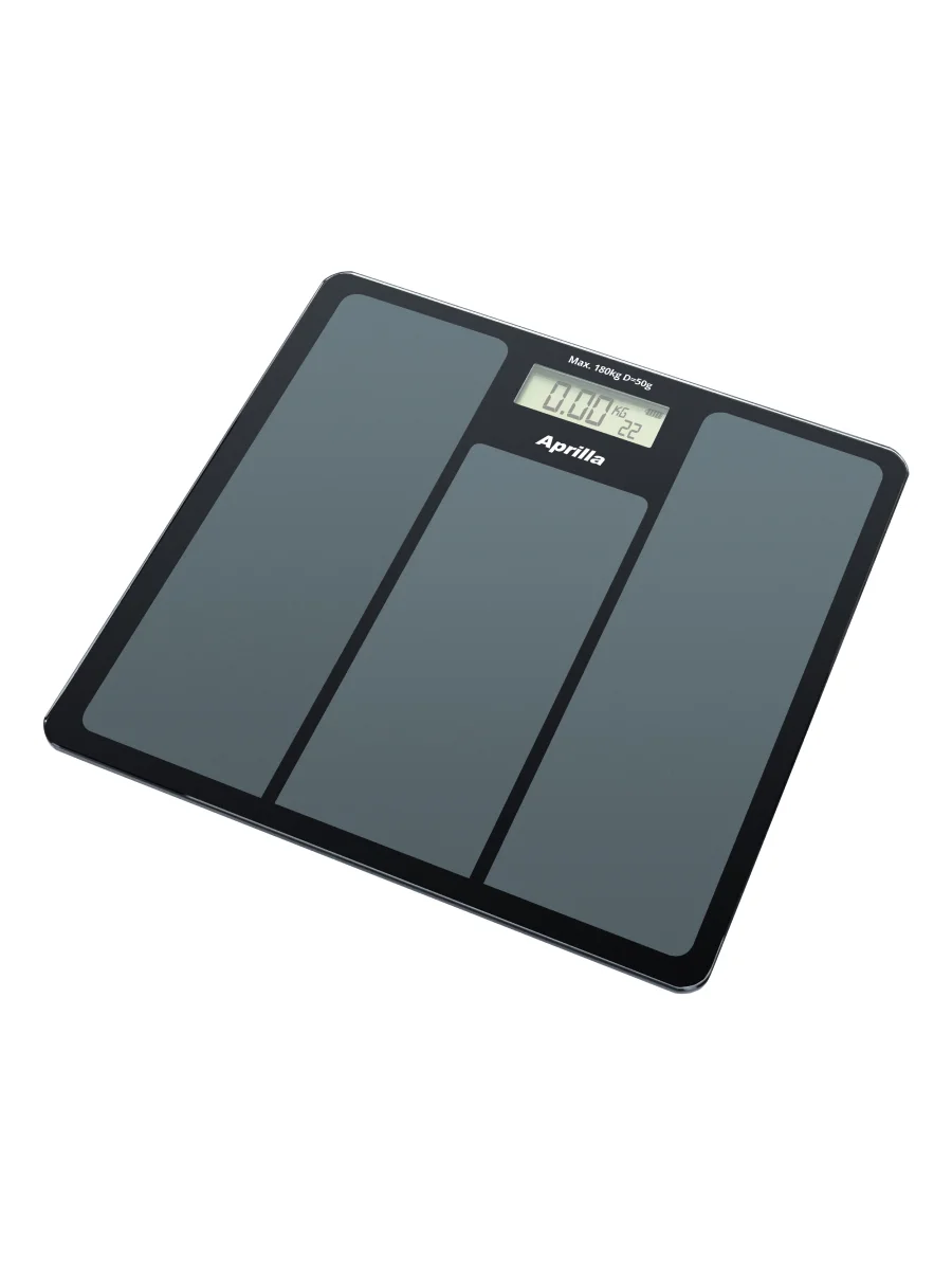 Электронные напольные весы Aprilla ABS-1033 до 180 кг, точность 50 г, индикация температуры