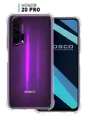 Противоударный чехол для Honor 20 Pro силиконовый ROSCO прозрачный с усиленными углами