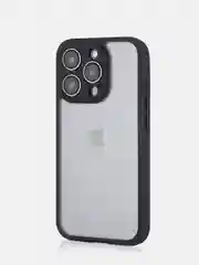 Белый чехол для iPhone 15 / 15 Plus / 15 Pro / 15 Pro Max пластик с силиконовой окантовкой, ROSCO