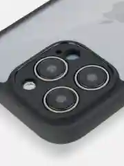 Белый чехол для iPhone 15 / 15 Plus / 15 Pro / 15 Pro Max пластик с силиконовой окантовкой, ROSCO