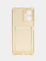 Бежевый чехол для Xiaomi Redmi Note 12 5G, Poco X5 (Сяоми Нот 12 5Г, Поко Х5), прозрачный