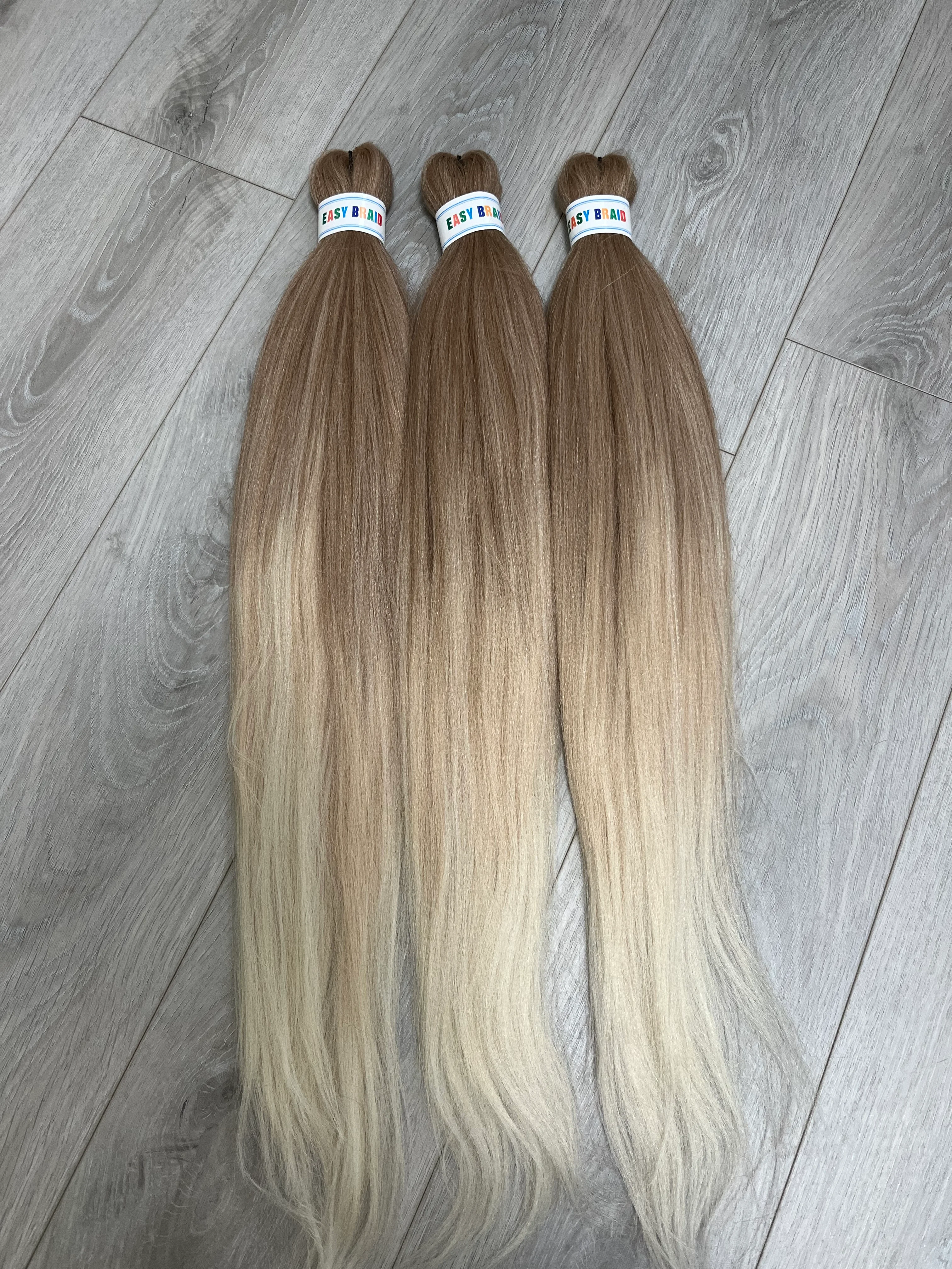Бирюзовый канекалон Easy Braids, для афрокосичек и дредов