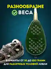 Универсальный набор флэт кормушек, flat кормушка, рыболовная оснастка для фидерной рыбалки