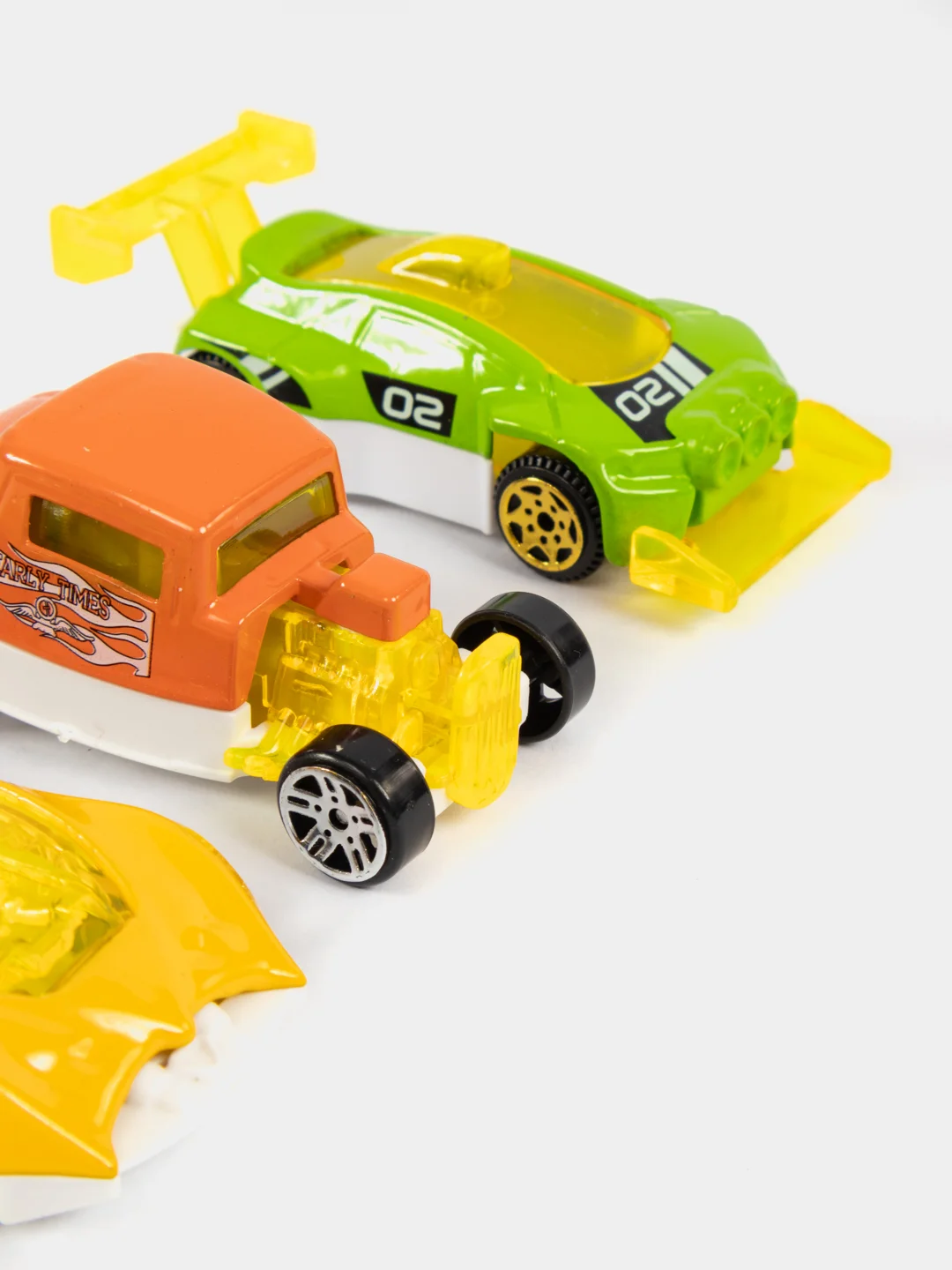 Желтый набор машинок / Детская игрушечная машинка / Хот Вилс / Hot Wheels / Металлические машины