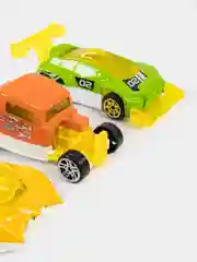 Желтый набор машинок / Детская игрушечная машинка / Хот Вилс / Hot Wheels / Металлические машины