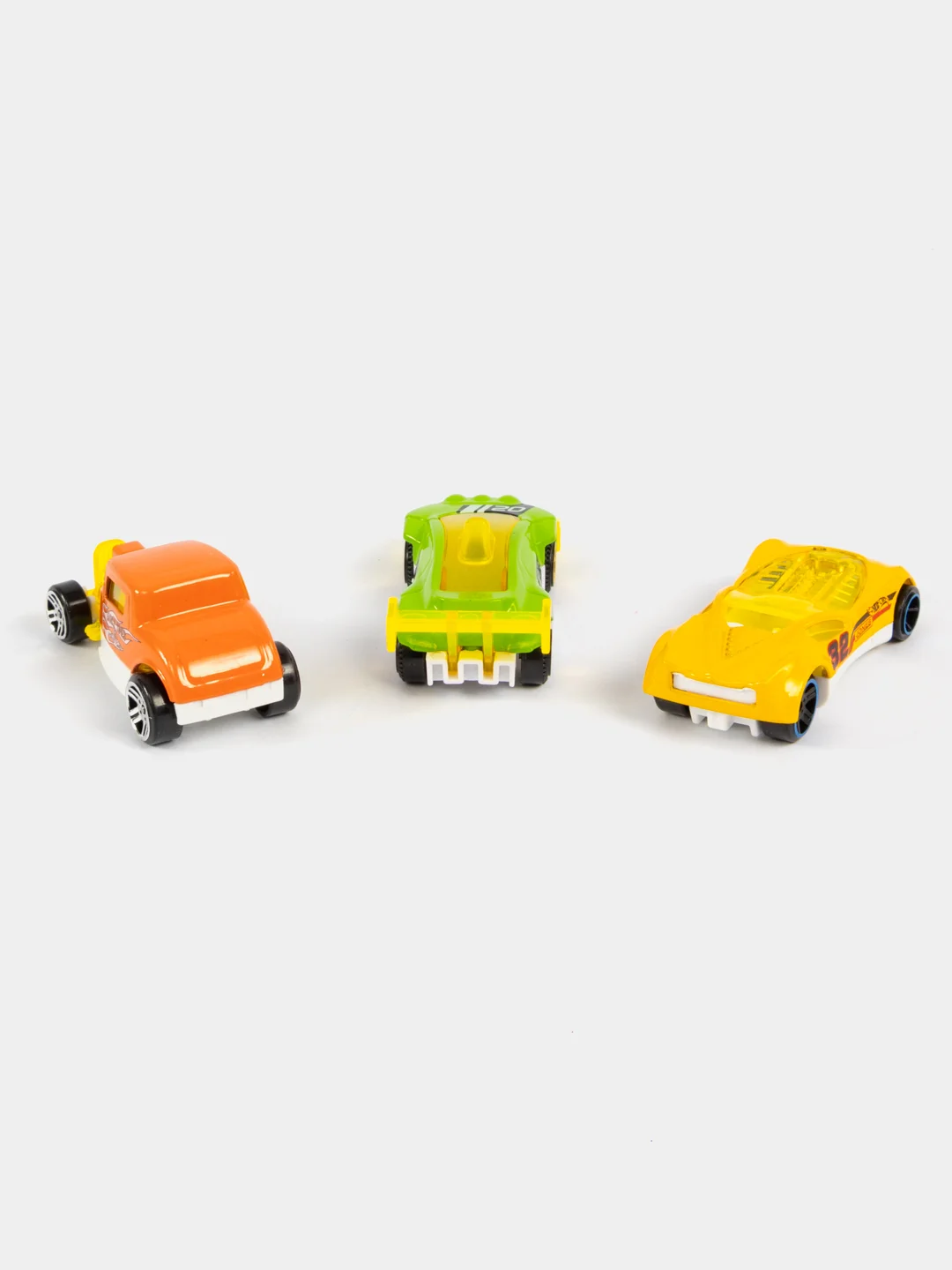 Желтый набор машинок / Детская игрушечная машинка / Хот Вилс / Hot Wheels / Металлические машины