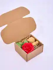 Мыло ручной работы мишка и роза