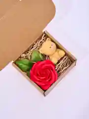 Мыло ручной работы мишка и роза