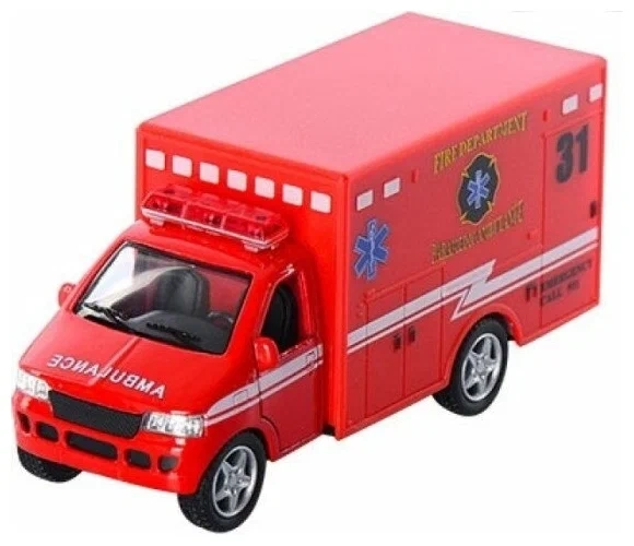 Машинка металлическая Скорая помощь KS5259D KT5259D