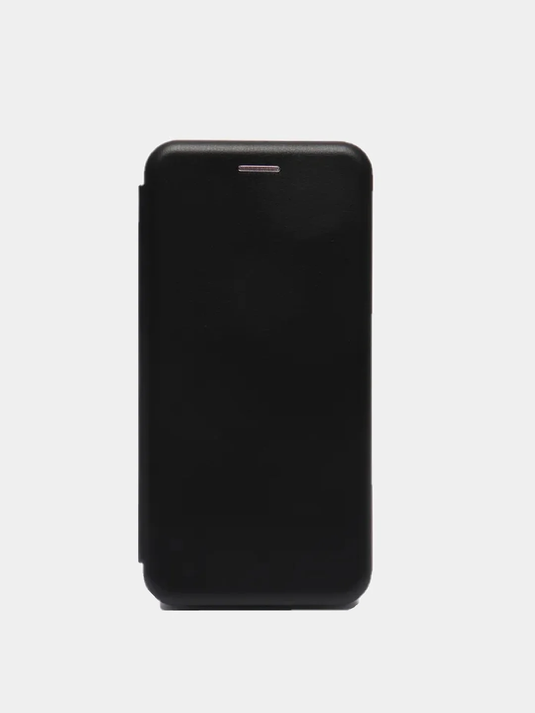Черный чехол книжка с карточкой для Huawei P Smart