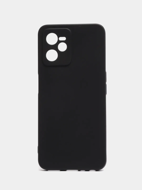 Чехол силиконовый для Realme C35 ( Реалми С35) , черный