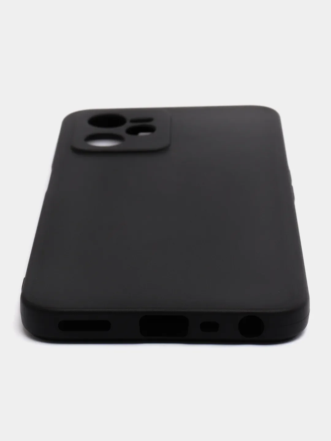 Черный чехол силиконовый для Realme C35 ( Реалми С35) , черный