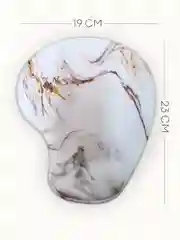 Разноцветный игровой коврик для компьютерной мыши КАРТОФАН гелевый с подушкой под запястье с принтом
