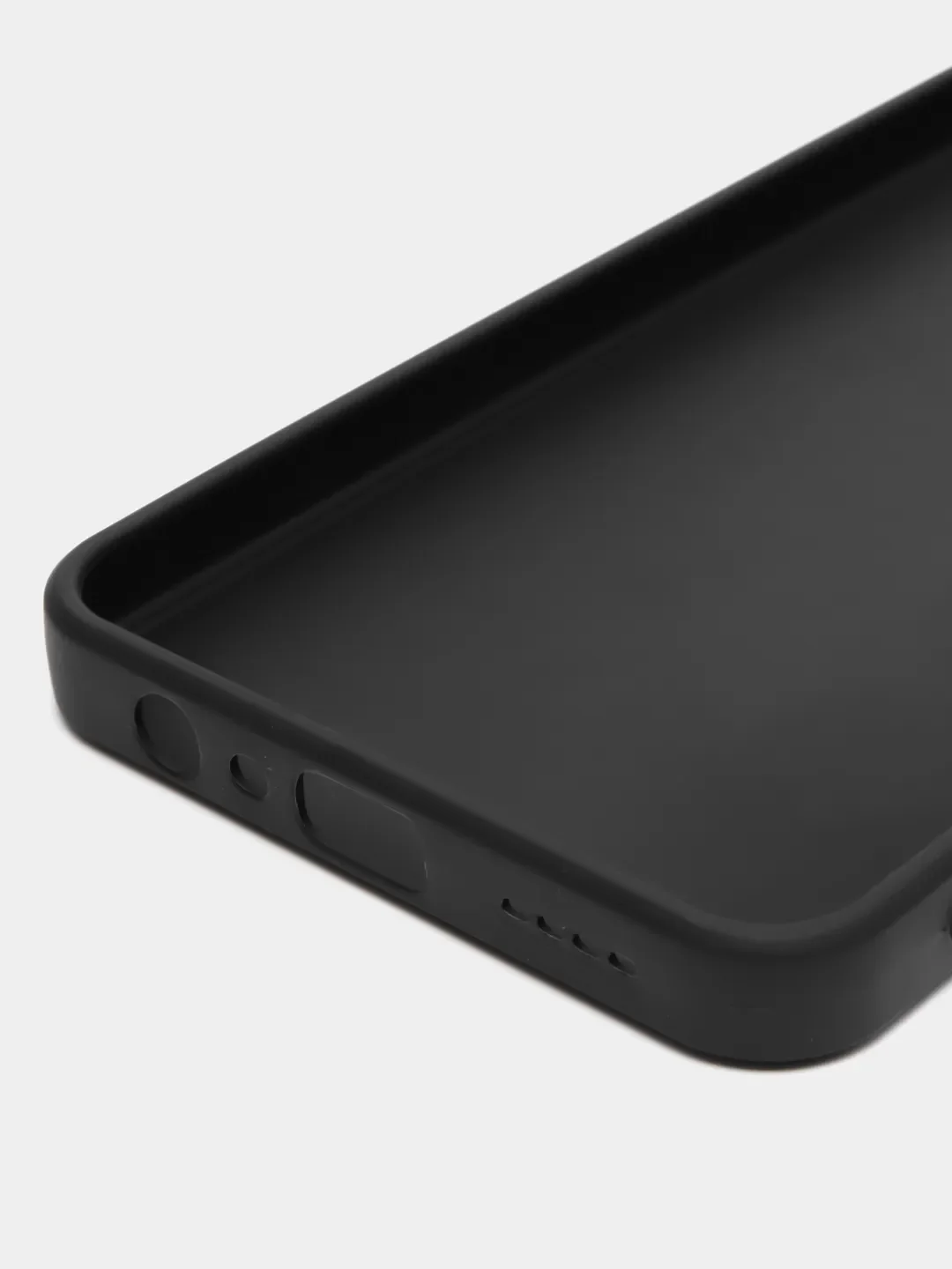 Черный чехол для Realme C30, ( Реалми С30) силиконовый, прозрачный