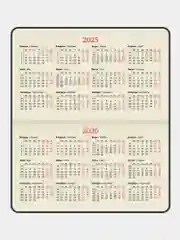 Еженедельник датированный 2025 Brauberg, планер, планинг, записная книжка А6