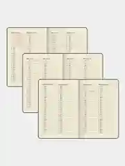 Ежедневник датированный 2025 Brauberg, планер планинг записная книжка А5, под кожу