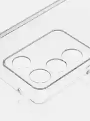 Прозрачный чехол для Vivo V27e силиконовый ROSCO прозрачный с бортиком, защитой камер и от прилипания