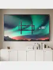 Черный кронштейн для телевизора 26"-55" ONKRON TME-44B, фиксированный, до 45 кг, черный