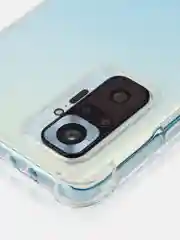 Прозрачный противоударный чехол для Xiaomi Redmi Note 10 Pro силиконовый ROSCO с усиленными углами