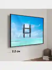 Черный кронштейн для телевизора 26"-55" ONKRON  FME-44B, фиксированный, до 45 кг, черный