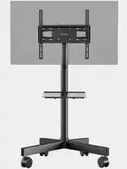 Черный cтойка для телевизора 26"-55" ONKRON TS1131 напольная, до 35 кг
