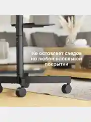 Черный cтойка для телевизора 26"-55" ONKRON TS1131 напольная, до 35 кг