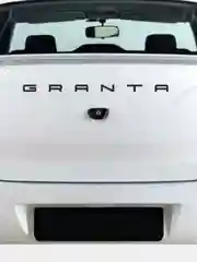 Угольный орнамент-шильдик на багажник Lada Granta PRIORA