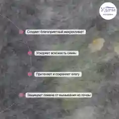 Удача укрывной материал для укрытия рассады 17 1,6х50м, свернутый 0,8м