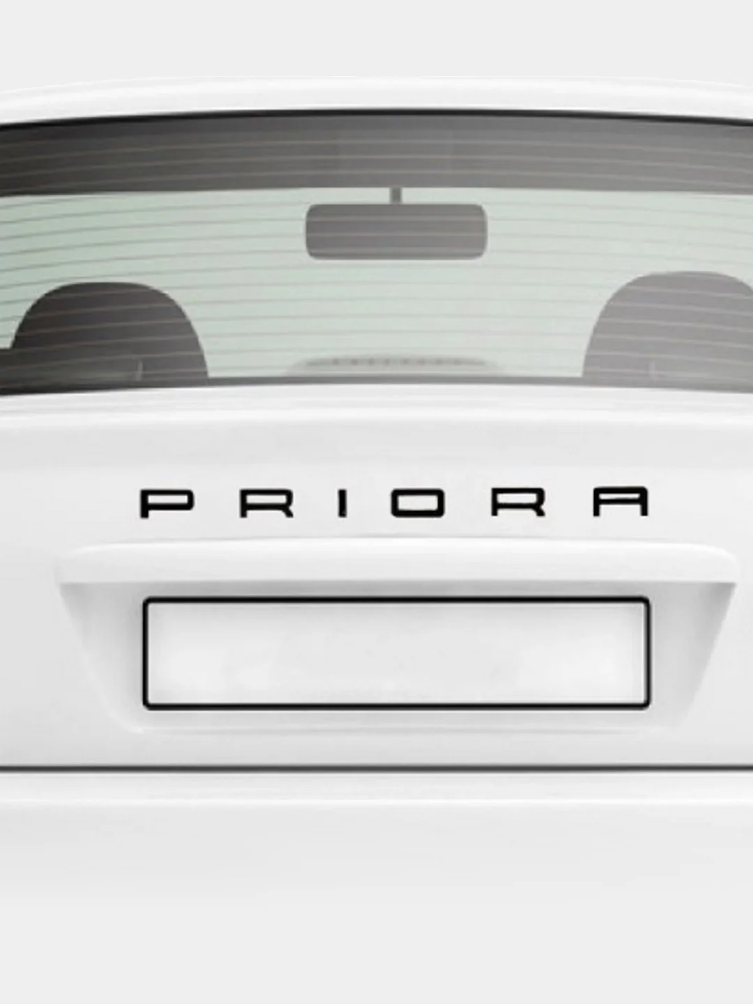 Хром орнамент-шильдик на багажник Lada Granta PRIORA