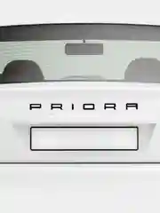 Хром орнамент-шильдик на багажник Lada Granta PRIORA