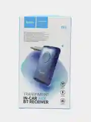 AUX, Bluetooth ресивер Hoco E66, автомобильный Bluetooth адаптер, c LED индикатором