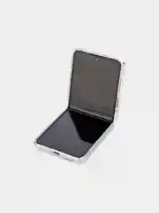 Прозрачный складной чехол для Samsung Galaxy Z Flip 5 пластиковый ROSCO прозрачный с защитой камер