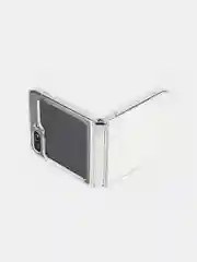 Прозрачный складной чехол для Samsung Galaxy Z Flip 5 пластиковый ROSCO прозрачный с защитой камер