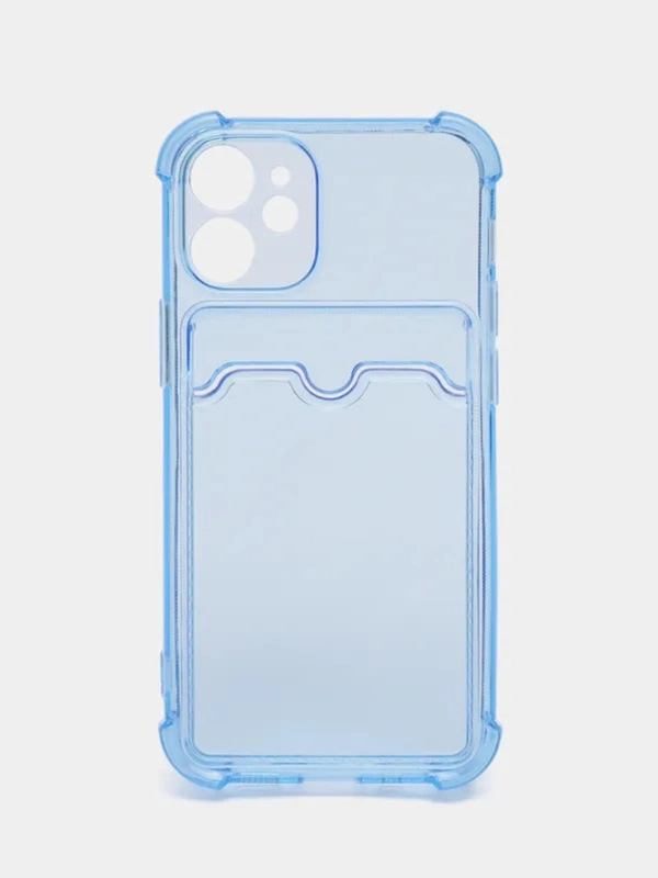 Чехол для iPhone 11 с карманом для карт, прозрачный
