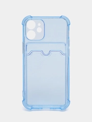 Чехол для iPhone 11 с карманом для карт, прозрачный